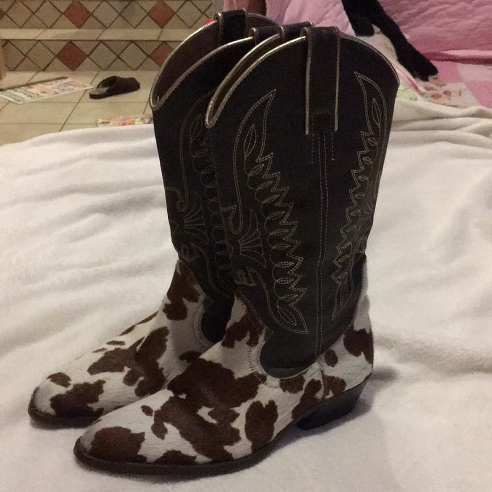 Dolce & Gabanna cow boots